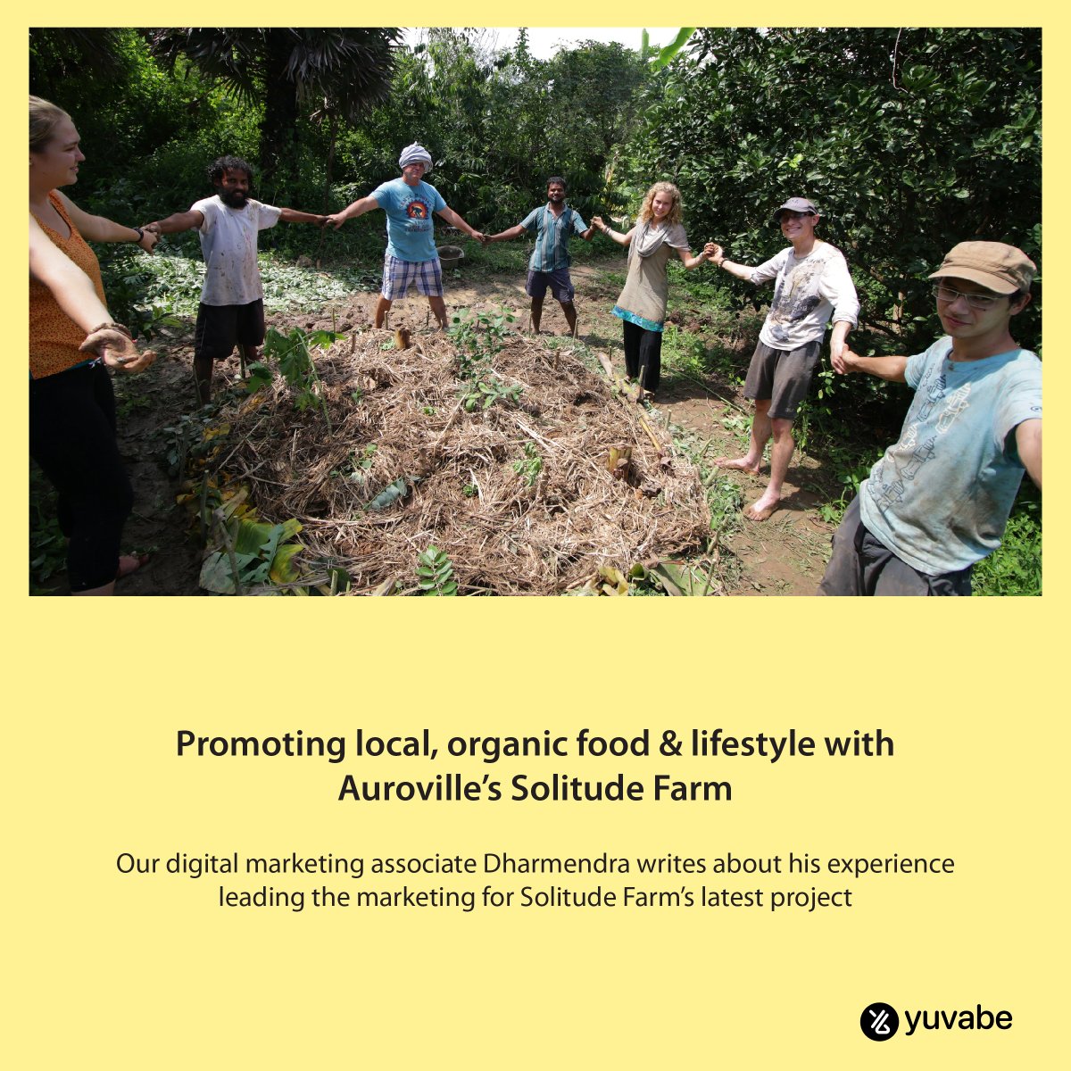 Joining forces with #Solitudefarm, we've elevated #local, organic produce through inventive social media, streamlined content management, and improved communication. Click the link to know more: yuvabe.com/post/digital-m…
#yuvabe #auroville #workserveevolve