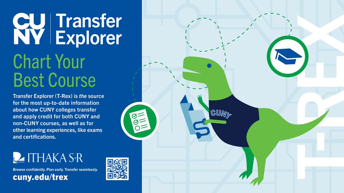 IthakaSR's tweet image. Are you attending @AACRAO #TechTransfer2023 next week? 

Ithaka S+R will be represented at 3 sessions! On July 11 at 4pm ET, join a panel on @CUNY&apos;s #TransferExplorer tool, with Emily Tichenor, Juan Villalona, and @ITHAKA_org&apos;s @jaithica &amp;amp; Maddie Danks. sr.ithaka.org/events/cuny-tr…