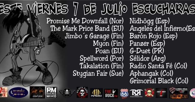 Listos para una emisión más, la #215 sintoniza a través de emisoras.com.mx y/o onlineradiobix.com <a href="/estacionrockson/">estacionrock</a>