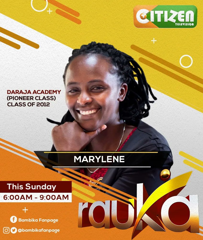 darajaacademy's tweet image. Are you ready for us!

We are excited to be featured by @citizentvkenya on Gospel Sunday the 9th July. Such an opportunity to share the Daraja uniqueness to the world.

You can't miss this moment!

#DarajaGirls #GirlsEducation #GirlPower  #education #school #nonprofit #kenya #tv