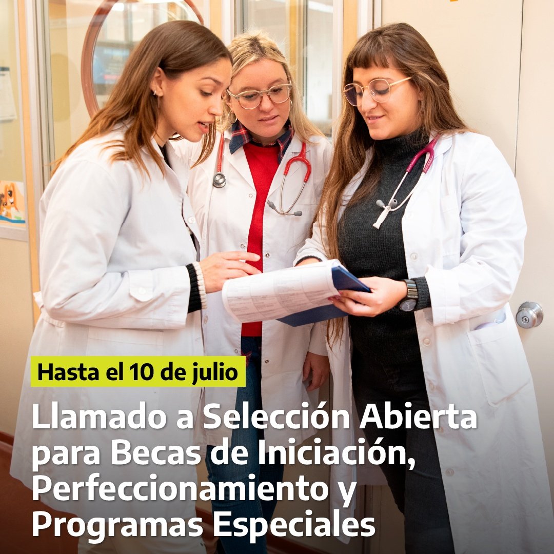 El Garrahan abre el llamado a selección abierta para Becas de Iniciación, Perfeccionamiento y Programas Especiales, financiadas por el Hospital y dirigidas a profesionales y técnicos.

📌 Preinscripción hasta el 10 de julio.

➡️ Más información: garrahan.gov.ar/julio-2023/jul…