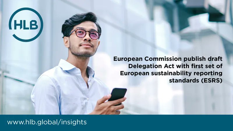 The European Commission has released the first set of European Sustainability Reporting Standards #ESRS for consultation. 📝 Find out the key changes from the original standards in our latest #HLBInsights buff.ly/3D3Urtp 

#SustainabilityReporting #EUStandards