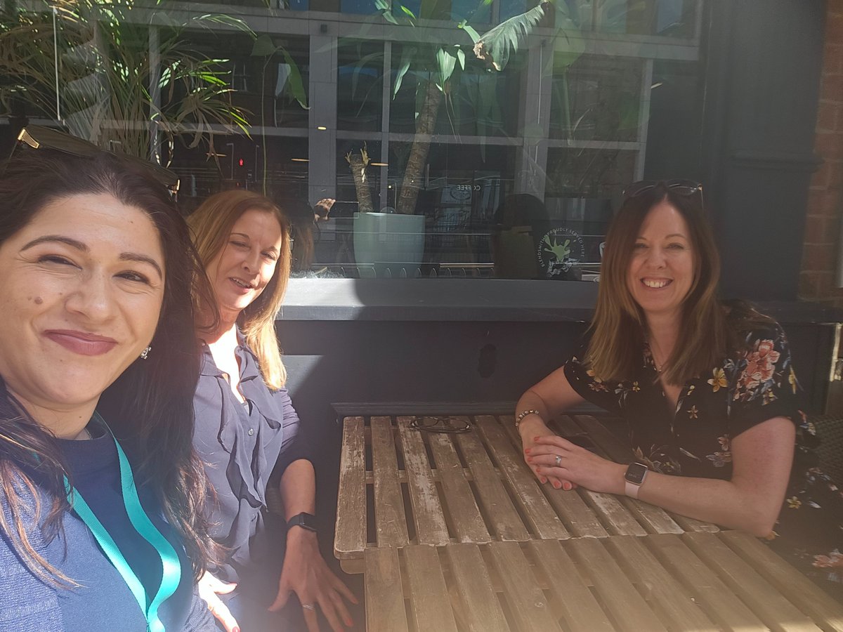 shutcake's tweet photo. Well folks this has been quite the week! 
 I FINALLY got to meet @SarahRoxby in PERSON!!
Great to meet and discuss opportunities to support #Inclusion in #Housing with her and the fab Christine Fox.
#WatchThisSpace 
You're next on my list @SarahMuckle1! https://t.co/s7fMxKw13o