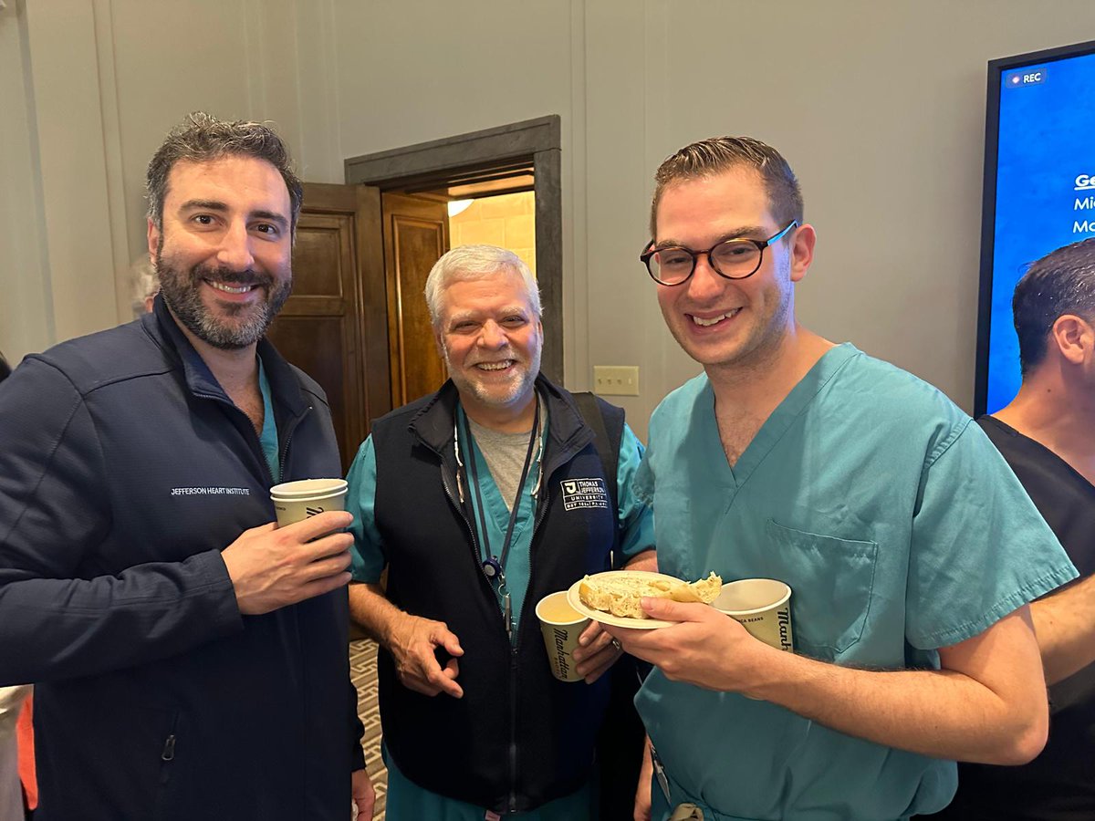 David H. Wiener, MD (@davidwienermd) on Twitter photo Welcome reception this morning for our new <a href="/TJHeartFellows/">Jefferson Cardiology Fellows</a> colleagues. 1st years shown in the first photo with PD <a href="/ChoSallie/">Sallie Cho</a> and coordinator Alyssa Coia. Lots of conviviality and happy faces. Off to another great year; the future of cardiology is bright!
<a href="/TJUHospital/">Jefferson Health</a> Welcome reception this morning for our new <a href="/TJHeartFellows/">Jefferson Cardiology Fellows</a> colleagues. 1st years shown in the first photo with PD <a href="/ChoSallie/">Sallie Cho</a> and coordinator Alyssa Coia. Lots of conviviality and happy faces. Off to another great year; the future of cardiology is bright!
<a href="/TJUHospital/">Jefferson Health</a>