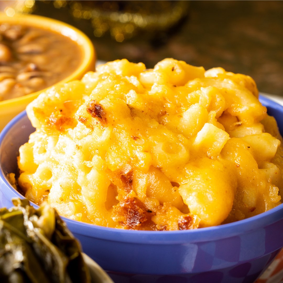 It’s National Mac & Cheese Day! To celebrate, we're serving up Mac all day long. Stop by and grab a bowl of cheesy goodness for yourself 🧀 #MoreCheesePlease #MacNCheeseDay!