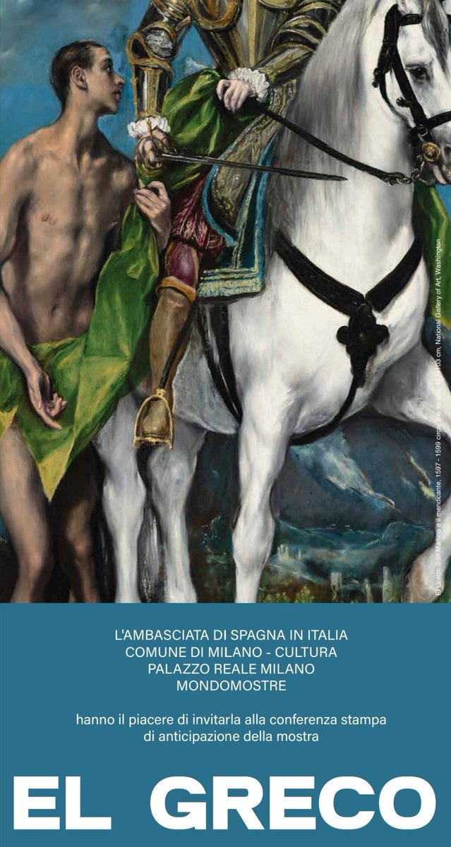 toleita's tweet photo. ¡Novedades!
Cómo actividad previa al inicio de la exposición sobre El Greco, que tendrá su inicio en Milán en el mes de octubre, el próximo día 11 de julio se presenta la muestra en una rueda de prensa en la que participarán, entre otros, @PalmaMartinezB1, IP de nuestro proyecto. https://t.co/yMxXT5dCor