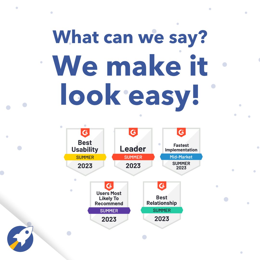 We've earned 52 highly-coveted G2 Summer Badges!🏆 While we're proud of this, we're mostly thrilled that users find us easy to use and implement. Discover how we can effortlessly elevate your business! 💼✨ 🔗 hubs.ly/Q01VSvFf0 #RocketReach #G2 #SalesIntelligence