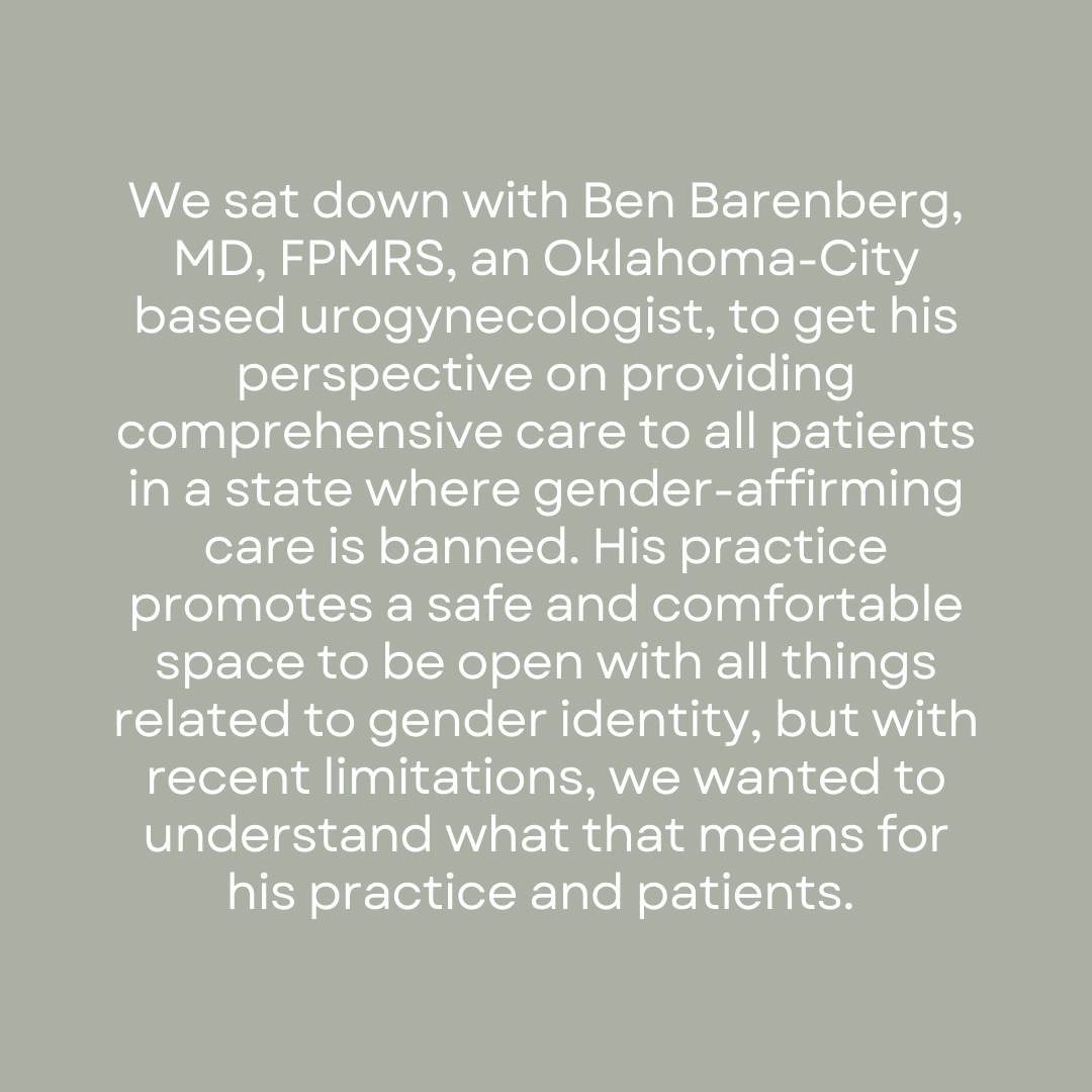 shop_monthly's tweet photo. We sat down with Doctor B to get his perspective on providing comprehensive care to all patients in a state where gender-affirming care is banned. For the full article, check out our website! https://t.co/KP83sAiqMV