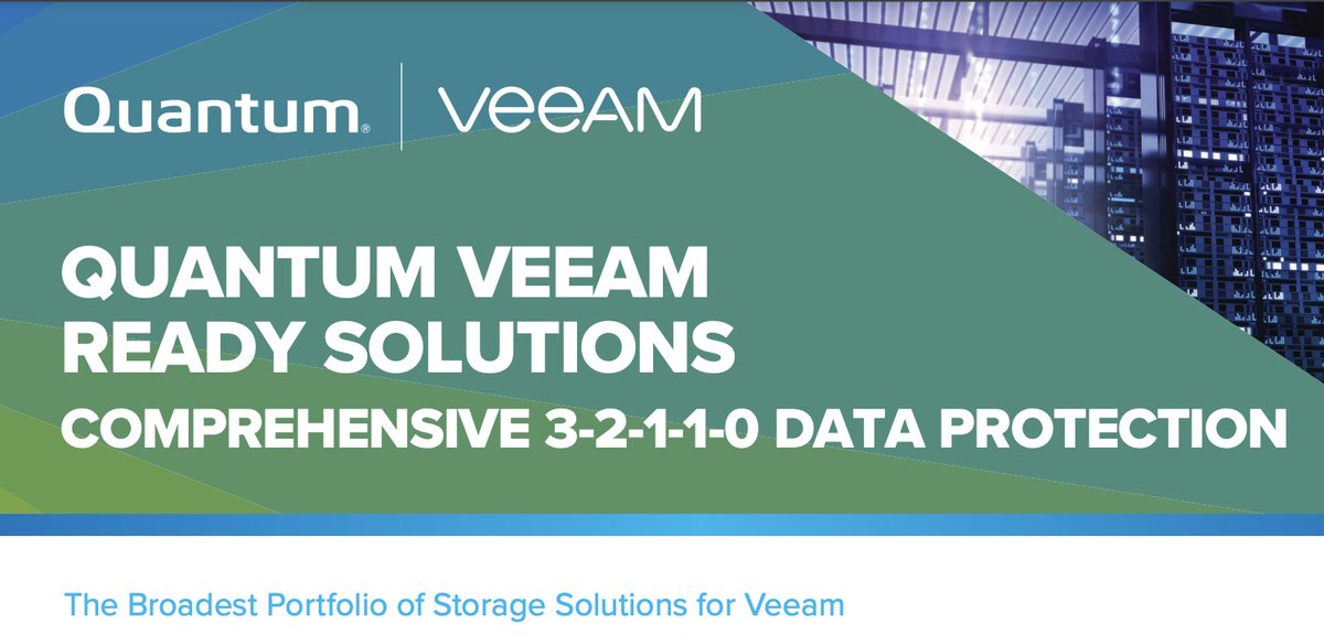 QuantumCorp's tweet photo. Reduce RPOs and RTOs with faster #datarecovery, reduce cost, and strengthen your cyber security resiliency, on @Veeam and #OnQuantum.
https://t.co/KfQlZs1tbt https://t.co/cJELMo4L3F