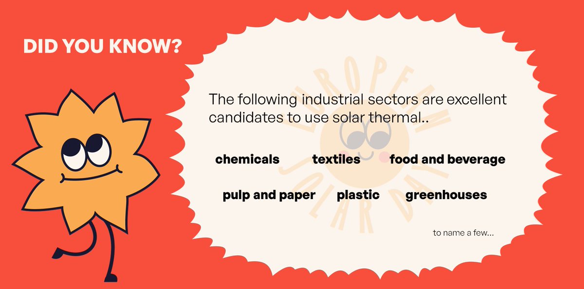 🏭 Currently, the industrial sector is heavily reliant on fossil fuels to cover its #heat demand. The good news is that readily available solutions like #solarheat can play a pivotal role in decarbonising #industry ♻ #solarthermal

Learn more 👉 solarheateurope.eu/european-solar…