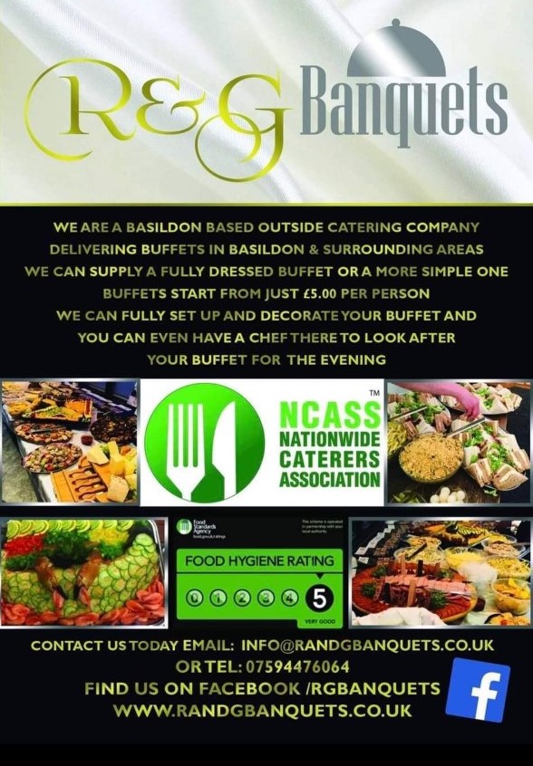 Thank you R &amp; G for supplying the food for the Queens Tea!