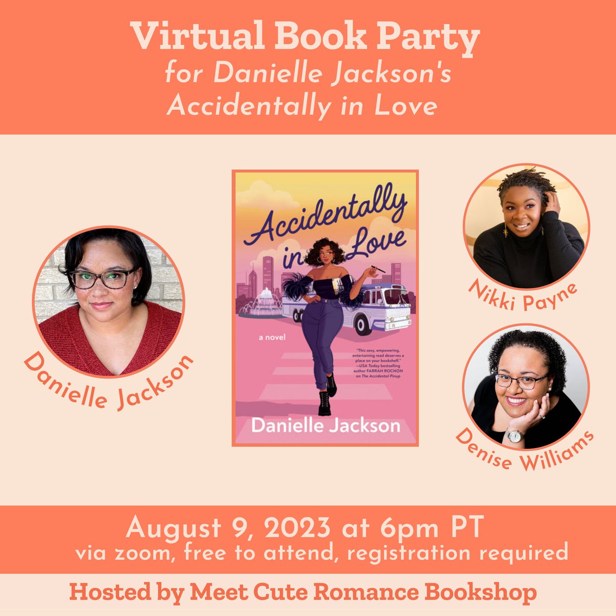 8/9 <a href="/_MeetCuteBooks_/">MeetCuteBookshop</a> Virtual Launch Party with @NikkiPayneBooks and <a href="/nicwillwrites/">nicwillwrites</a>. Register for this free online event here (Let’s GO.): meetcutebookshop.com/events/20230809