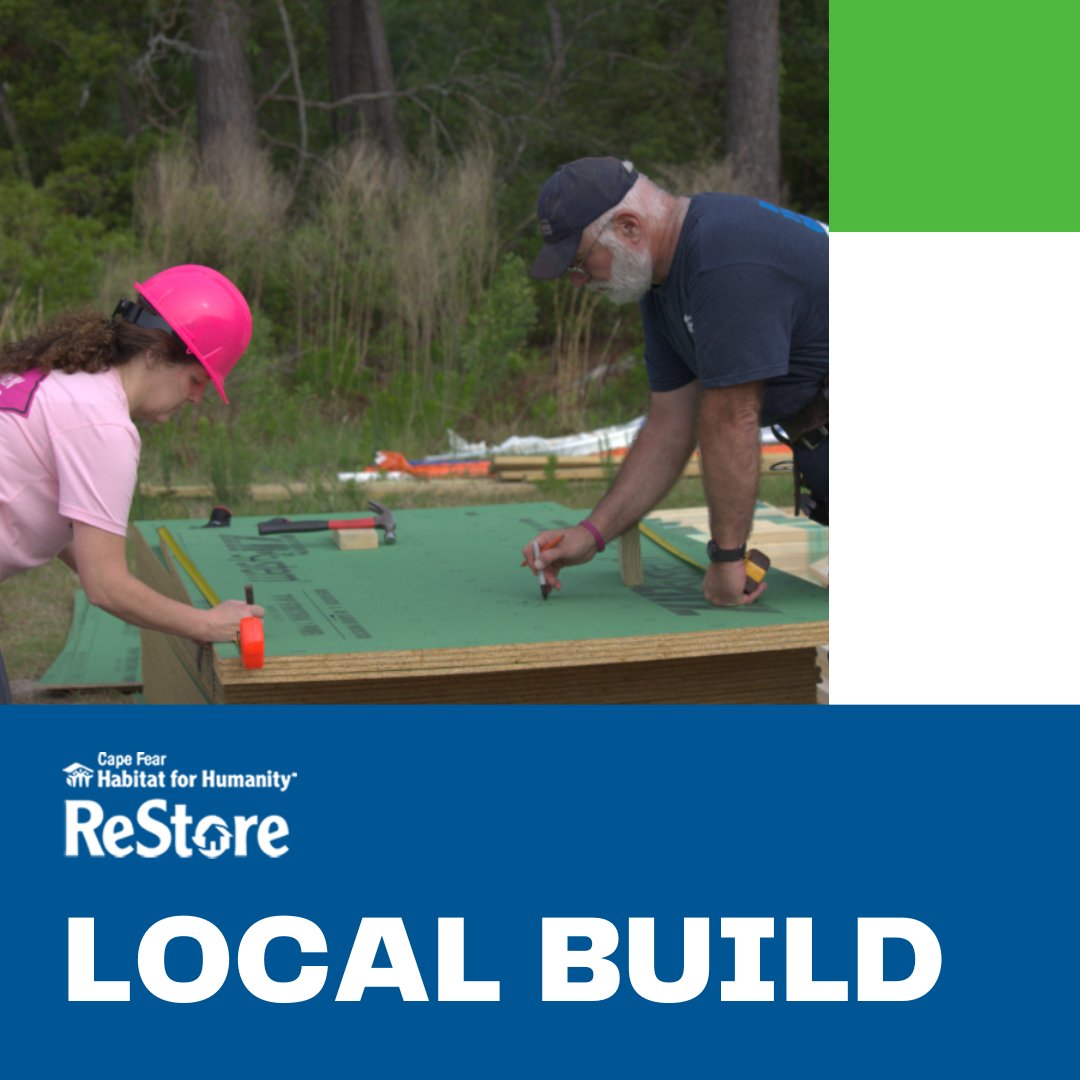 CapeFearReStore's tweet photo. Affordable homeownership leads to better health, better education and better neighborhoods. #CapeFearHabitatForHumanity homes give families a path towards financial stability, strength, and self-reliance!
#localbuild #charity #habitatforhumanity #capefearhabitat #habitatrestore https://t.co/TopvRVRvB8