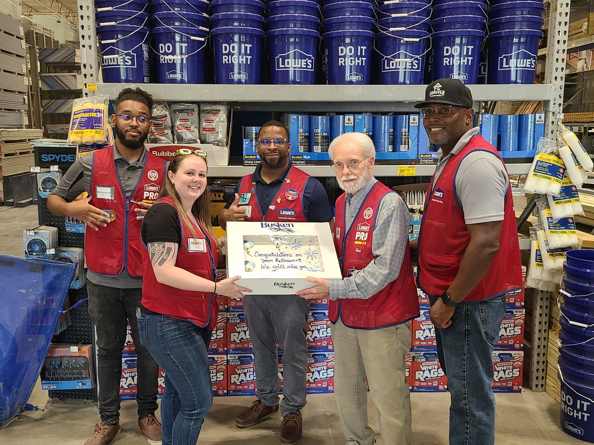 Taking time to thank Pro CSA Terry for his 24 yrs of service !