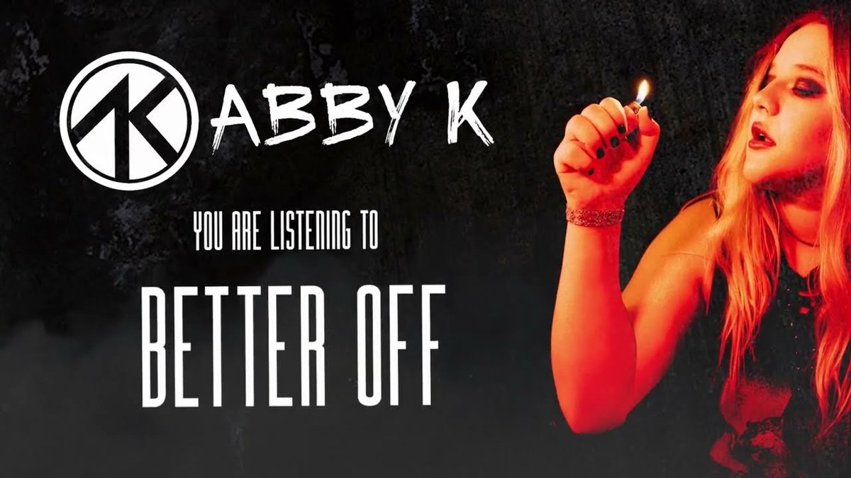NCRinNA's tweet image. New Rock Releases:

Abby K @abbykrocks releases Better Off #BetterOff #Rock #NewRock #NextWaveofRock #NWOCR #NewMusicAlert #NewRockReleases #AbbyK
February 24, 2023

🎧 youtu.be/Emt_-gaB6CQ