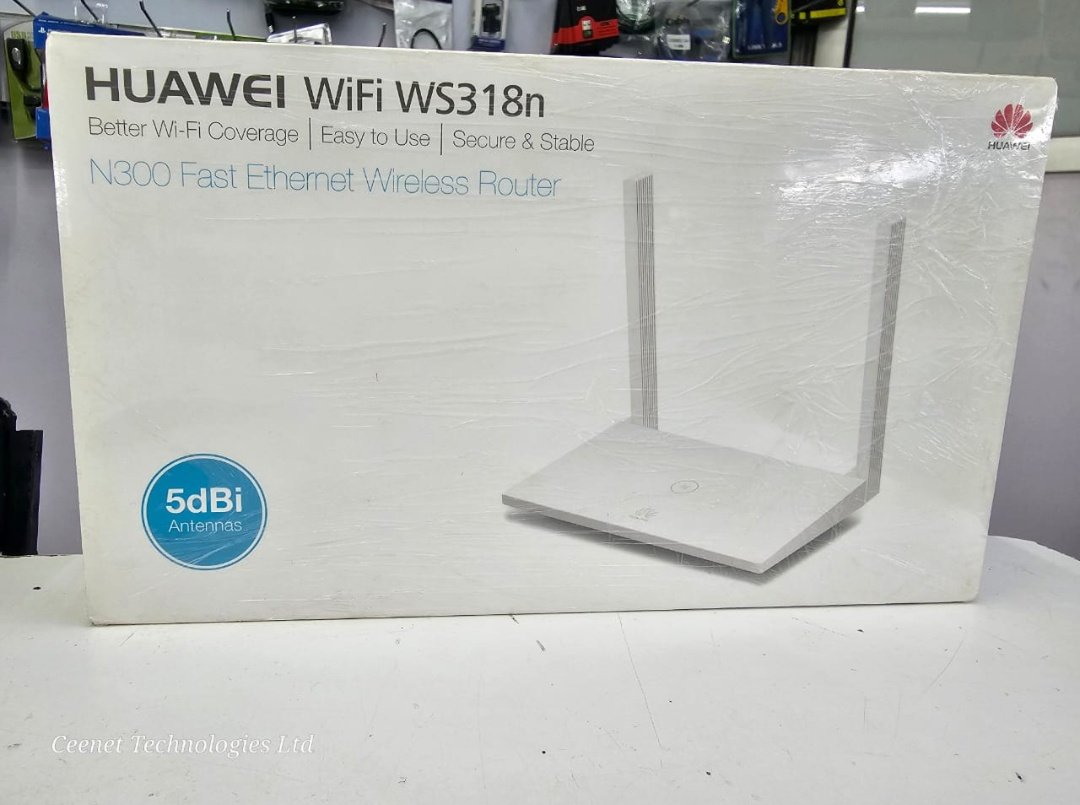 Joseh⚡ on X: "You can get this pale Ceenet Huawei WIFI WS318n ✓N300 fast  Ethernet wireless router ✓WAN: one 10/100Mbps Ethernet port ✓LAN: Two  10/100mbps Ethernet port ✓WIFI: 802.11 b/g 2*2 antennas