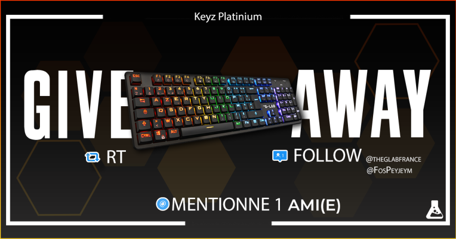 FosPeyjeym's tweet photo. 🎁GIVEAWAY 🎁

@TheGLabFrance et moi-même vous offrons la chance de gagner un Keyz Platinium !

🎫 Pour participer :
- RT
- Follow @theGLabFrance et @FosPeyjeym 
- Mentionne 1 ami(e)

Bonne chance à toutes et à tous ! 🧪 

 🍀TAS le 14/07🍀 https://t.co/1lpuBCOzeJ