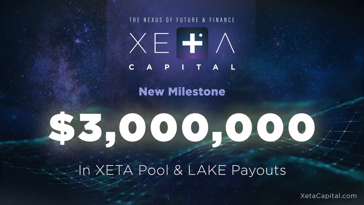 Another Day, Another Milestone! 🚩

XETA Capital's Financial Services have successfully disbursed a total of $3,000,000 in payouts! 💰

If you've received a portion of these funds, don't forget to smash that LIKE button! 👇

#XETApays