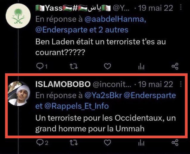 nmq_noor's tweet photo. #NaderAbouAnas, Mehdi #Islammag , #RachidEljay (l’imam de Brest), #Boussenna , #IsmaïlMarseille. Des imams qui  éduquent 1 jeunesse musulmane plutôt offensive.  Qui donne des leçons #islam #Tawhid. Et défend ses héros un peu spéciaux : « #BenLaden , 1 grand homme pour la Oumma » https://t.co/2eLs2AhWHy
