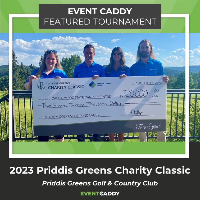 EventCaddy's tweet photo. Shout out📢to an upcoming tournament, the 2023 Priddis Greens Charity Classic is hosting its 25th event this August. Proceeds raised will be donated to the Prostate Cancer Centre.
#ProstateCancerAwareness #PriddisGreensCharityClassic #GolfTournament #Fundraiser #EventCaddy #Golf https://t.co/Duo2MHxYgt