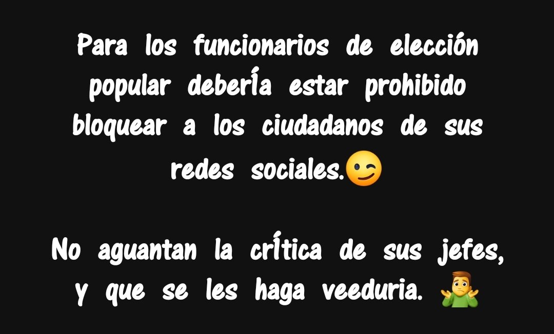 Si o no <a href="/MirandaBogota/">Luvi 🦄</a> y <a href="/JotaPeHernandez/">Jota Pe Hernández</a> que les encanta bloquear a sus jefes. 😉