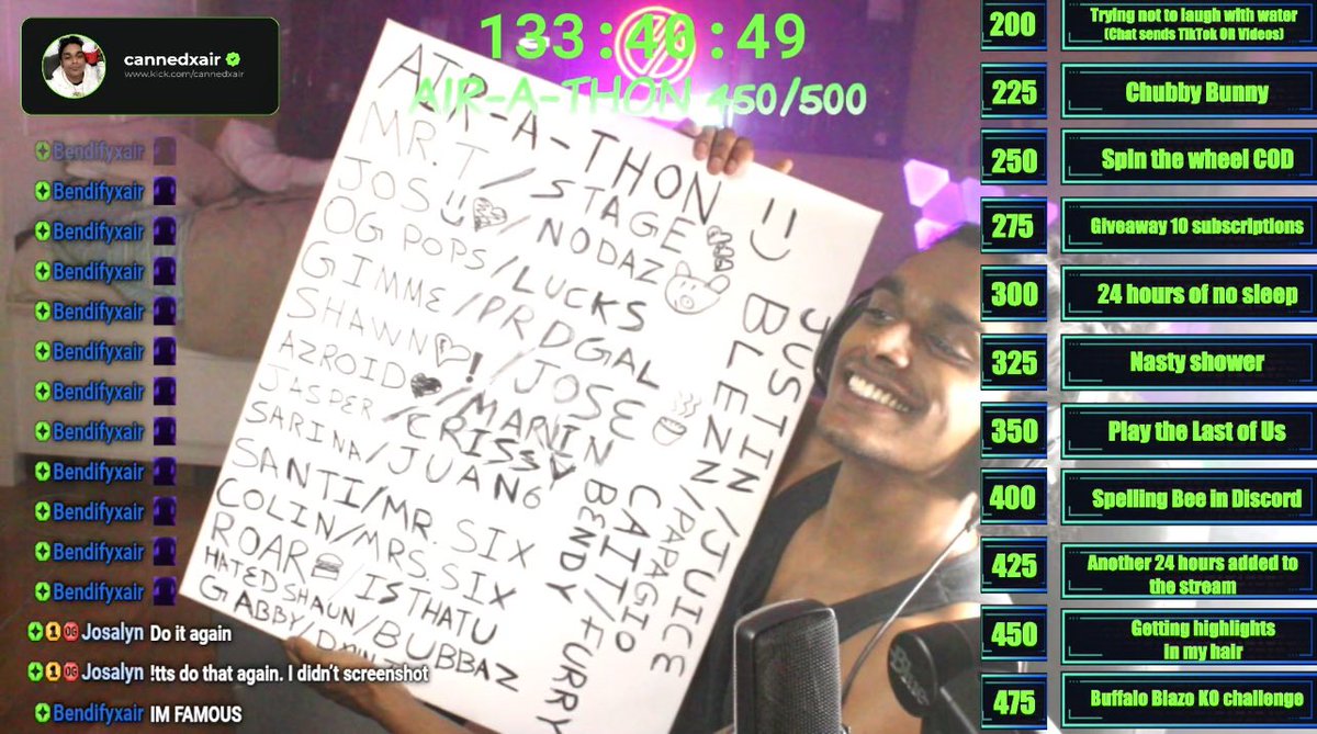 majinair's tweet photo. When I even thought about doing a Subathon I was so nervous but goddd dayummmm we have been movin!! From the bottom of ma heart thank you to everyone that believes in ma passion and what I love to do 💕🦅 I feel so fucking blessed bro bouta be the 4th day of the subathon and we are about to surpass 500 subs 🤧 what has my life turned to!! To everyone that didn’t believe in @kick suck ma dick  #airlanka