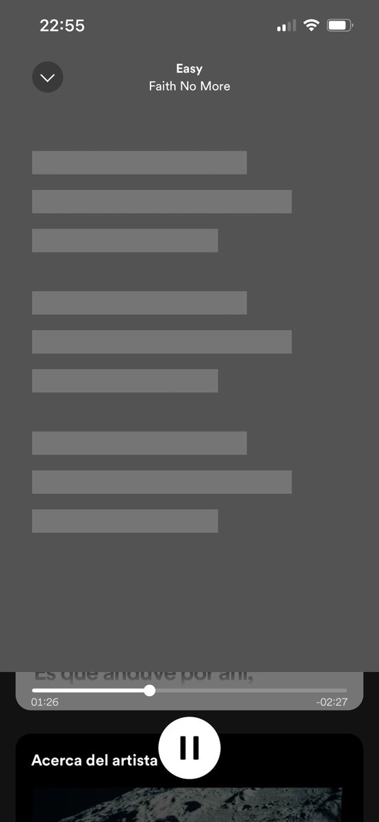 _SoyelAlex's tweet photo. @SpotifyChile estaria bueno que arreglaran éste glitch. https://t.co/MXrkLcriS7