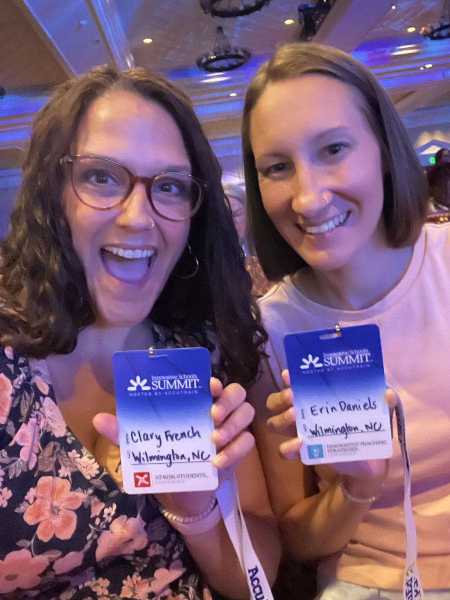 claryfrench's tweet photo. We made it to Vegas and are so excited to learn from and with the best!!! #innovativeschoolssummit #nhcschat @WillistonTigers @ErinDaniels_14 @RolandGriseMidd https://t.co/IOknp8QEpC