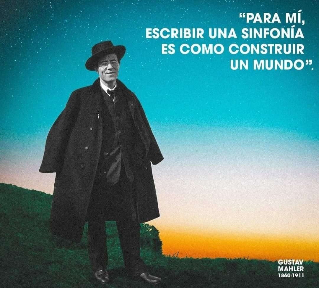 diego_benco's tweet photo. Genio que mantiene su discurso en ese devenir musical de miles de sentimientos al filo del desborde, al igual que su vida, lleno de angustias pero sincero, logró un puente sobre la tradición austro-alemana del siglo XIX y el modernismo de principios del siglo XX.

#gustavmahler https://t.co/NrowS9BPJY