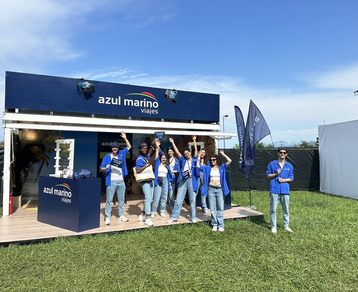 Sale el sol y salen nuestros comandos al <a href="/bilbaobbklive/">Bilbao BBK Live</a> 

📸 Hazte una foto en nuestro stand, súbela como post a Instagram etiquetándonos y con el hashtag #azulinante, o búscanos y rellena el formulario

¡Entra en el sorteo de 1.000€ en viajes! ✈️

#Bilbaobbklive