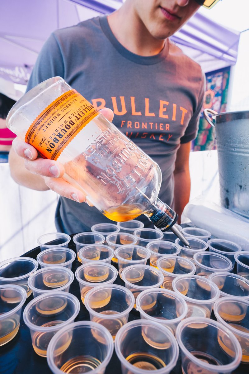 Who’s exploring the grounds sample by sample today? Make sure to say hi to the Bulleit team!