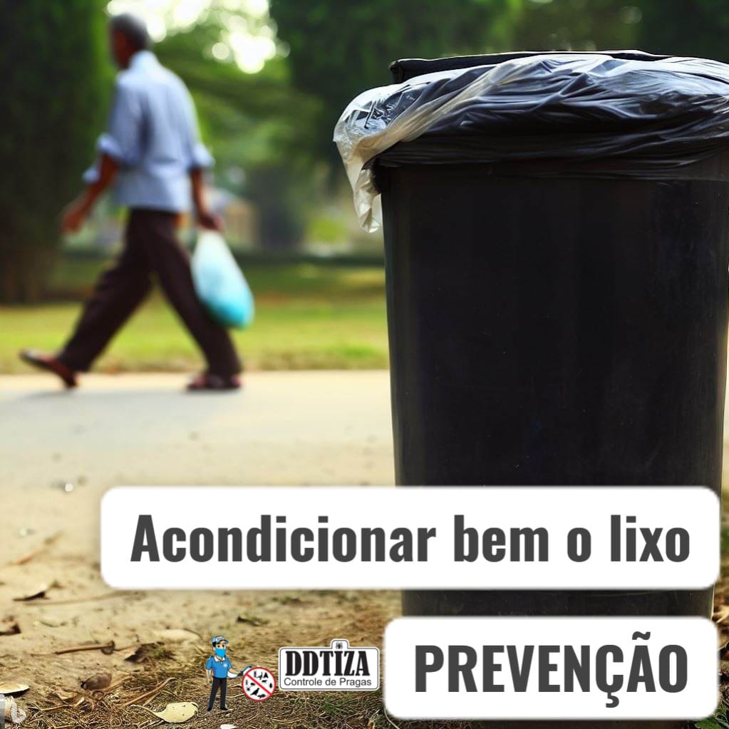 CONTROLE E PREVENÇÃO DE PRAGAS. Lixeira sem tampa e lixo mal acondicionado, por exemplo, permitem que algumas pragas tenham fonte de alimento farta bem próximo a sua casa, comércio ou escritório.👇