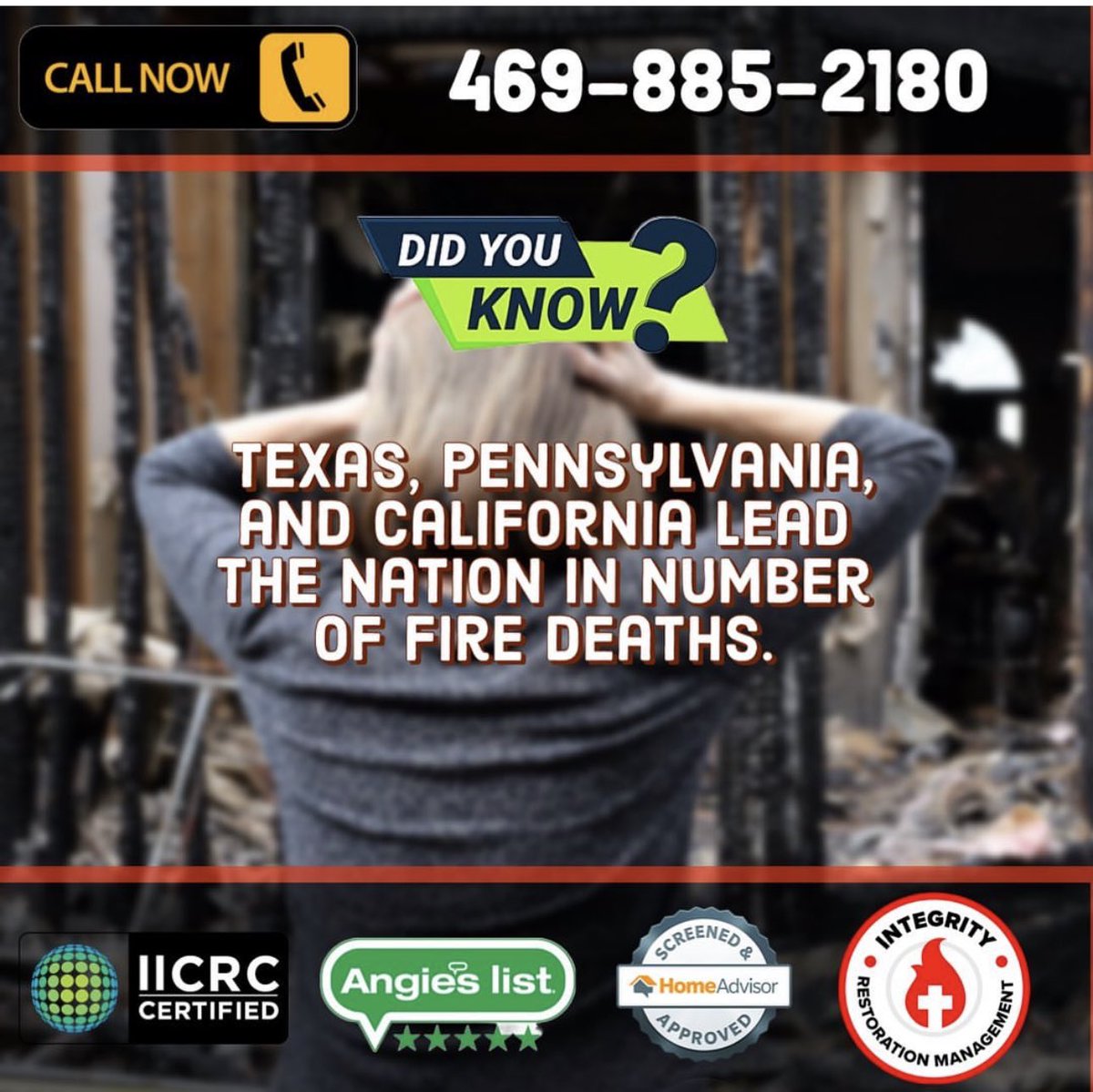 Integrityrmdfw's tweet photo. Be safe! ❤️ 

#firerestoration #remodeling #fire #fireremodel #dallas #dfw #metroplex #repost #design #restoration #firedamage #dallasremodel #integrity #integrityrestorationmanagment https://t.co/9VDBGTjKDy
