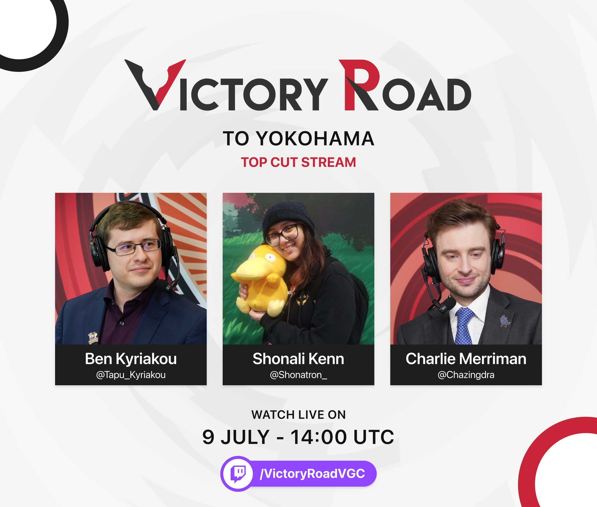 Victory Road on Twitter "We'll be streaming the top cut matches from