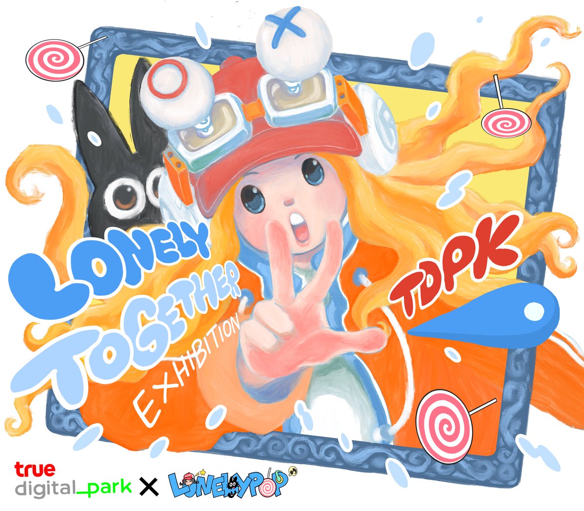 LonelyPopNFT's tweet photo. 🎉 Announcing "LonelyTogether" LonelyPop's First-Ever Art Exhibition in Partnership with True Digital Park! 🦄🖼️

Unveiling the inner world of @BushRobins through an awe-inspiring display of art, emotion, &amp; storytelling.

[THREAD 🧵] https://t.co/ZSbFkVoOxm