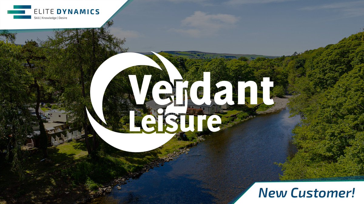 elitedynamicsuk's tweet photo. We’re excited to announce @verdantleisure as the newest customer of Elite Dynamics! Welcome to Elite Community Verdant Leisure Ltd! #holidayparks #microsoftdynamics365 #microsoft #caravanparks #eliteparks #customerpartnership https://t.co/v5JQIXyACa