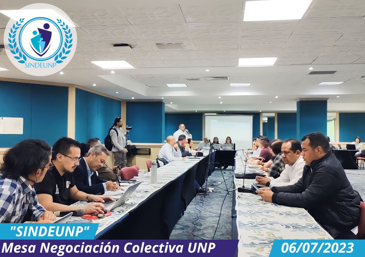 nuevamente como organización <a href="/SindeunpN/">SINDEUNP NACIONAL</a> continua asistiendo de manera permanente a las reuniones programadas los días 06/07 Julio 2023 en la mesa de negociación Colectiva junto a la administración de la <a href="/UNPColombia/">Unidad Nacional de Protección, UNP.</a> y las demás organizaciones Sindicales de la entidad.