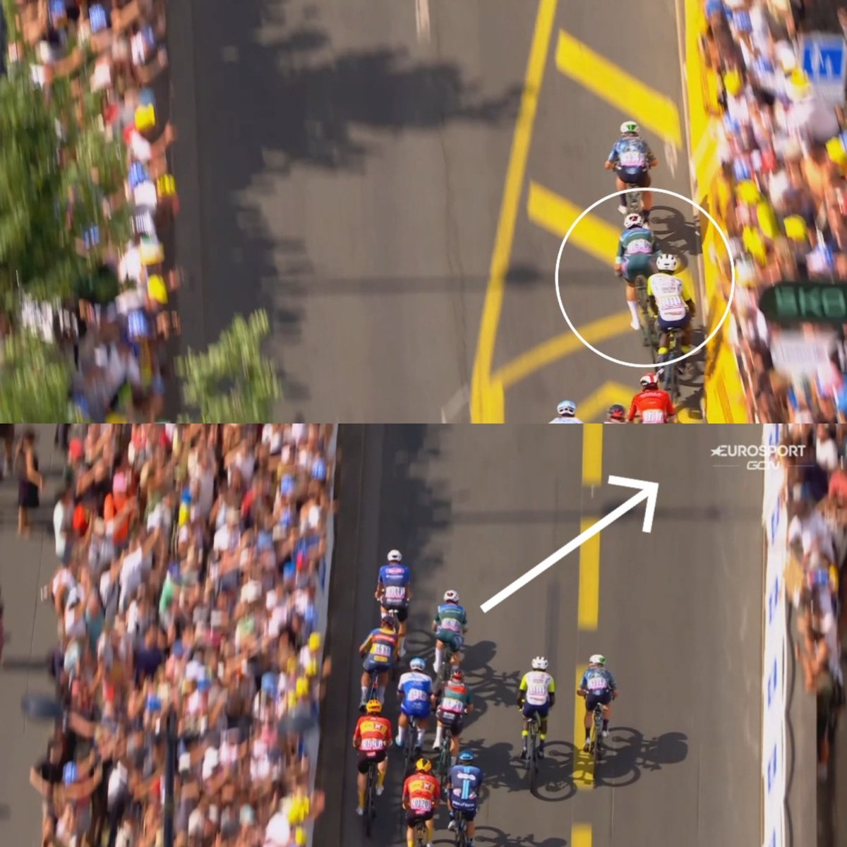 ElyasAfewerki's tweet photo. One pedal stop, costs a lot on sprint bunch  and i hope to see some penalty today @IntermarcheCW #TDFF2023 

Good job hawey @GrmayeBiniam https://t.co/uqyMaDv6uo