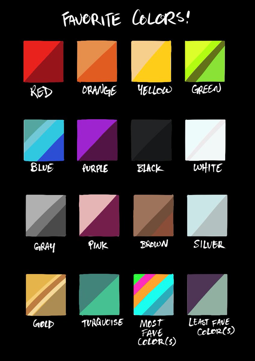 AdhdAriesArt's tweet photo. really quickly wanted to do this! #vartist #artmeme #favcolors https://t.co/fShBw7y7SJ