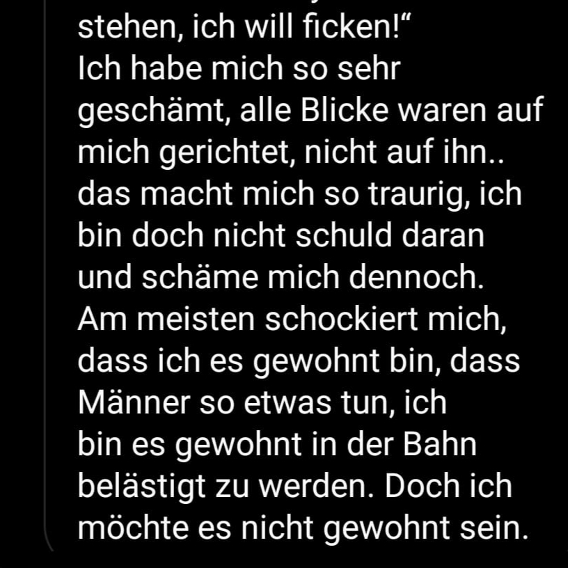 Caption auf Instagram! 

#catcallsofberlin #ankreiden #catcalling #stopptbelästigung #stopcatcalling #feminismus #chalkback #catcalls #berlin #feminism #stopstreetharassment

 instagram.com/catcallsofberl…