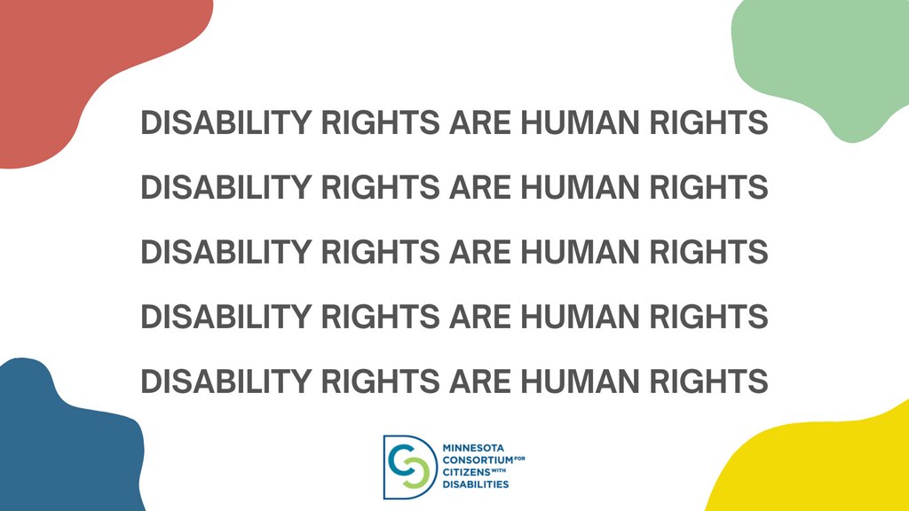 Disability Rights are Human Rights. Disability Rights are Intersectional. #DisabilityPrideMonth