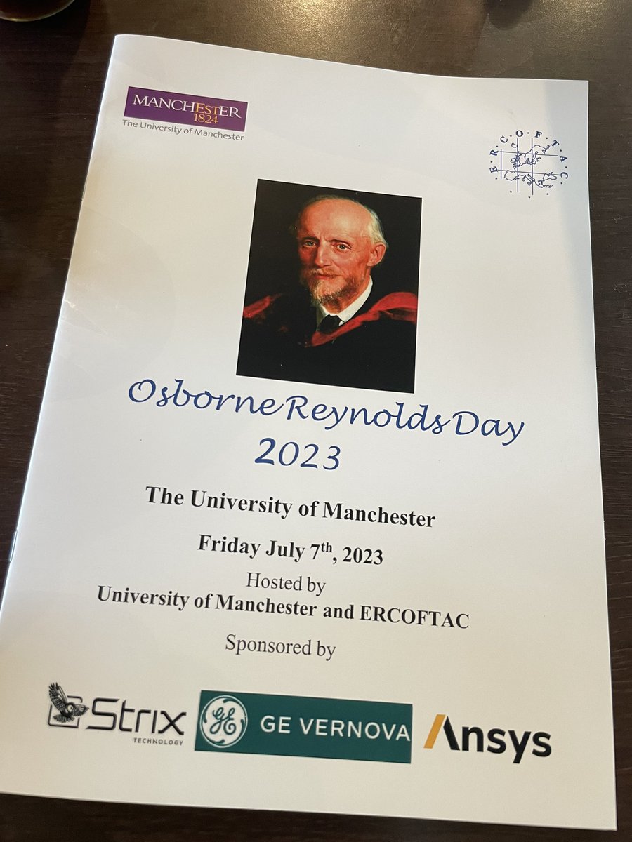 HZBehtash's tweet photo. Fantastic day @ManchesterUni for #OsborneReynoldsDay judging the incredible presenters! 
#Reynolds #Fluidmechanics #CFD #simulations #modelling #experiments https://t.co/clzKJfK8Sq