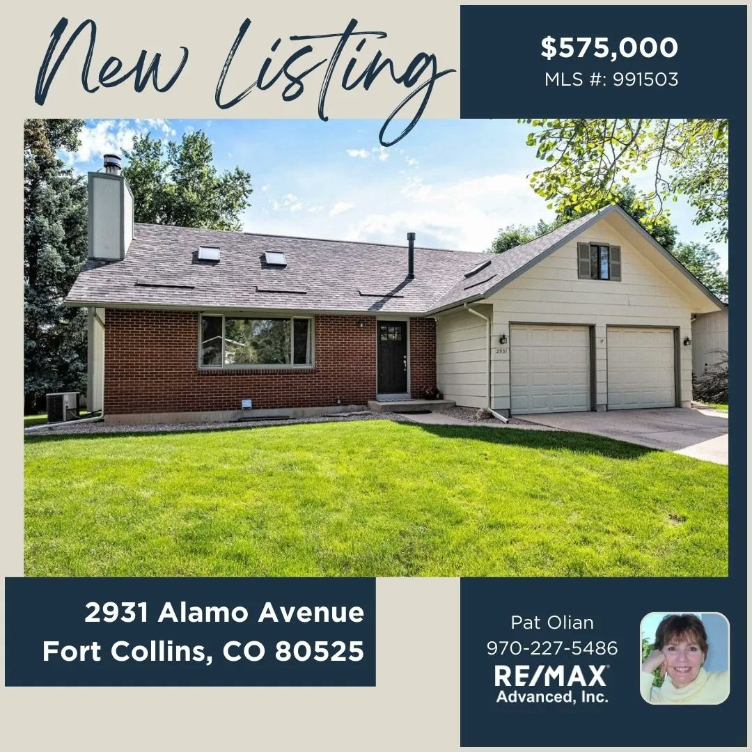 REMAX_Advanced's tweet photo. -New Listing-

Listed For: $575,000
Listed By: Pat Olian | 970-227-5486

For more information: https://t.co/WApYWJiCqb 

#newlisting #remax #remaxadvanced #fortcollinsrealestate #northerncoloradorealestate #noco #foco https://t.co/aZUtCesqQJ