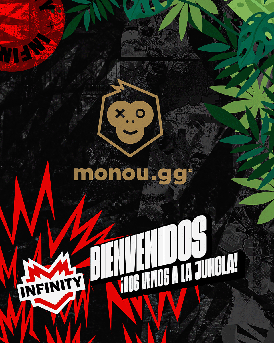 InFinitye_sport's tweet photo. ¡LA ALIANZA DEFINITIVA: INFINITY x @Monougg! 🫂

La jungla se apoderó del #PoderLatino y nuestros amigos de MONOU se suman al Infinito 🤝

¡Prepárense para todas las actividades y torneos que tenemos para ustedes! 🔜

#goINF ♾️ #LLA 🏆️#PasiónInfinita https://t.co/SffL4pCMTb