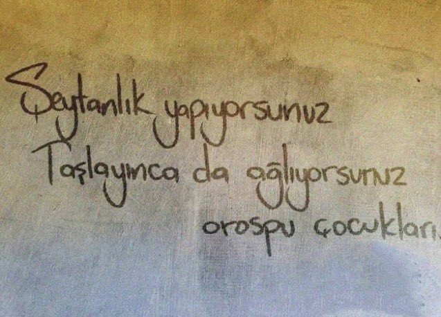 duvardakisoz's tweet photo. Şeytanlık yapıyorsunuz
Taşlayınca da ağlıyorsunuz https://t.co/2eTddI2t9l