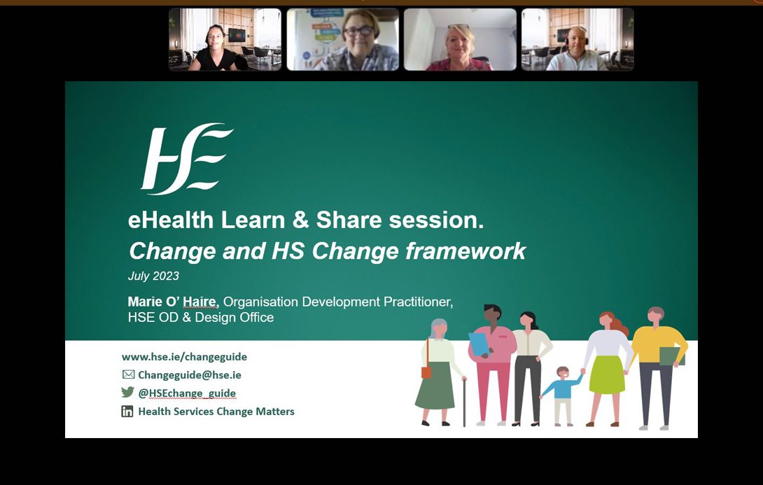 Thank you to Joyce, Mairead and Thomas @eHealthIreland who invited us to present at today's Learn & Share event this lunchtime. It was wonderful to meet the 78 participants and introduce them to the Change Guide and other change resources in support of delivering innovation and…