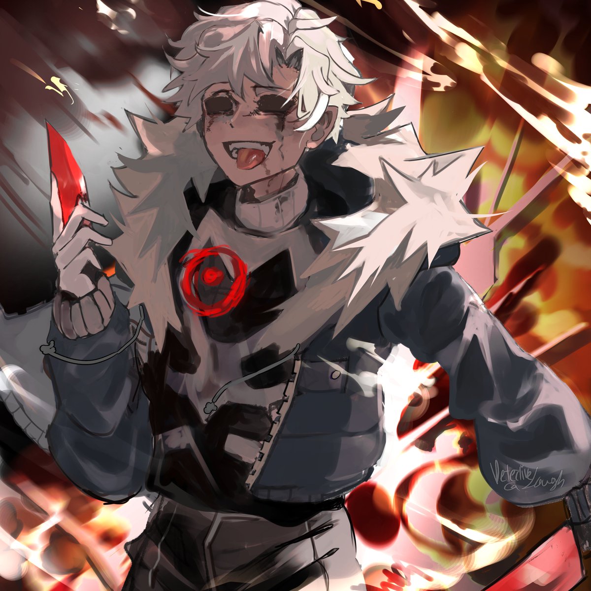 detectivelaugh's tweet photo. CONGRATS ON 800, @ seramothh ON INSTA!! <3
My DTIYS submission # seradtys

EXPLOSION!!!! >< 
#dtiys #dothisinyourstyle #dtiyschallenge #sans #killersans #humansans #utmv https://t.co/QuOk07JUB0