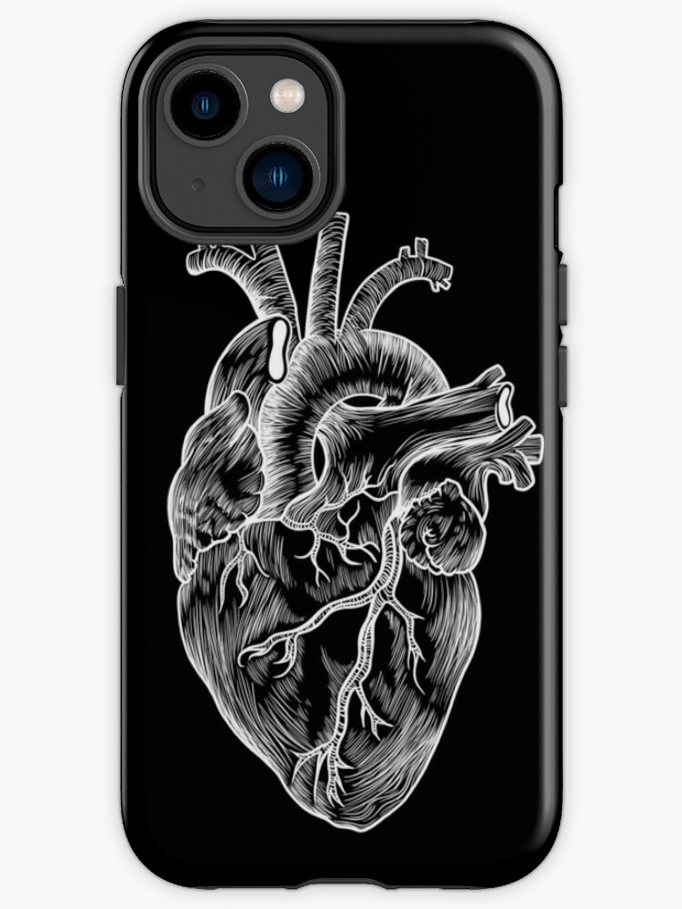 'Unlock your heart's true style with our Anatomical Heart - White Line iPhone Tough Case. This unique accessory merges the beauty of art with the intricate details of anatomy. ❤️🔬✨ #AnatomicalHeart  #iPhoneProtection