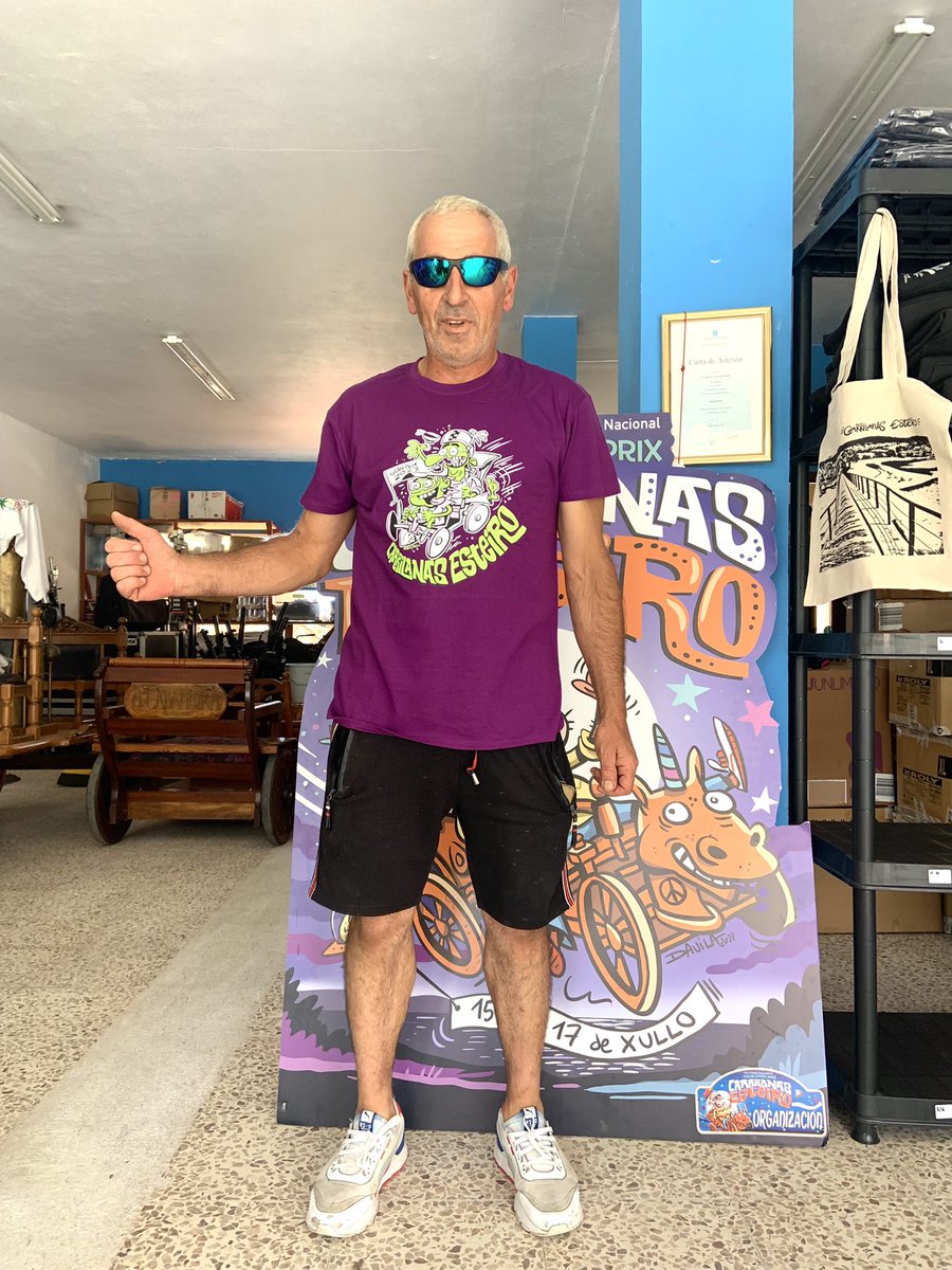 🎉Carrilaneirxs!

Mañá sábado 8 dende as 10:00 arranca a venda do novo merch! 🏎🤟🏾