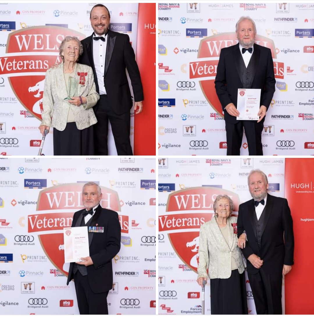 AwardsVeterans's tweet photo. Huge congratulations to our amazing Lifetime Achievement awards winners– Sponsored by @HughJamesLegal 

🥇Joan Reynolds MBE

🥈Gareth Pennell

🥉 Manny Manfred

Some truly amazing people, huge congratulations 🎉👏

#veterans #veteransawards #military https://t.co/ZUZOiT8eqN